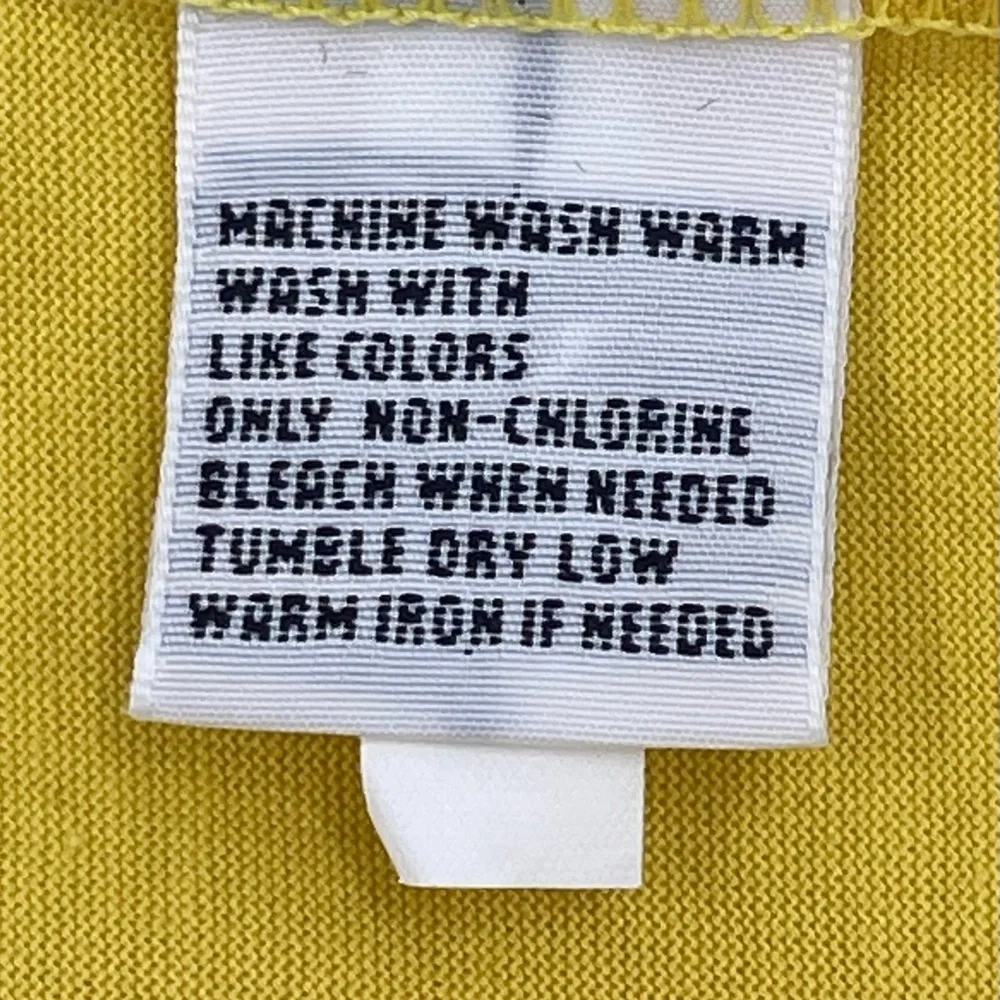 Polo Golf Ralph Lauren Polo Shirt Adult Pima Cotton Lemon Yellow Solid‎ Men’s XL